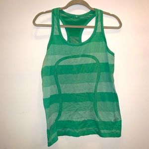 Green Lululemon Swiftly Tank Top